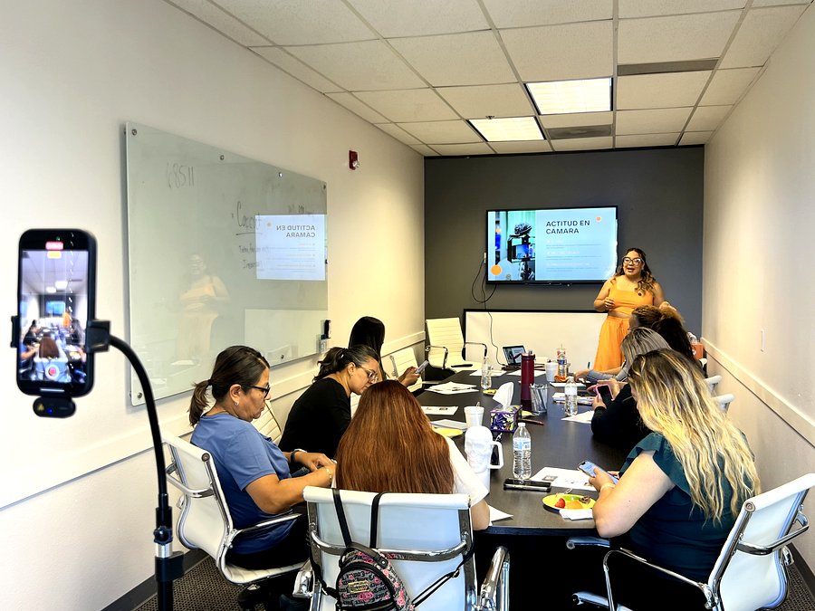 Vista del taller en sesión